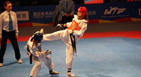 Taekvondo cīkstone Inese Tarvida savā pirmajā 'Grand Prix' finālposmā karjerā zaudē pirmajā kārtā