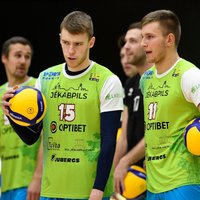 Jēkabpils 'Lūši' volejbolisti Tartu piedzīvo zaudējumu 'Credit24' meistarlīgas mačā