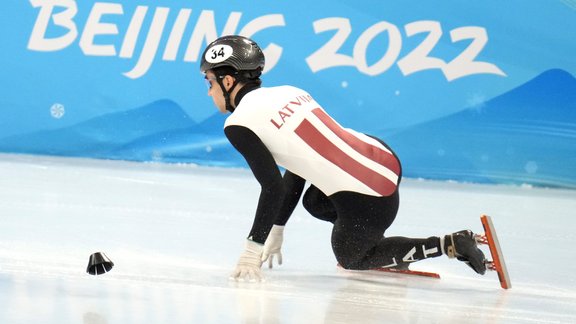 Pekinas olimpiskās spēles, šorttreks. Roberts Krūzbergs (500 m skrējiens) - 4