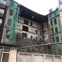 Частично обрушившийся дом на ул. Ерузалемес принадлежит предприятию двух граждан России