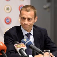 UEFA prezidents: Eiropas līgu sezonām vajadzētu atsākties ne vēlāk par jūnija beigām