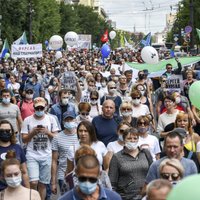 В Хабаровске задержаны десятки участников акции в защиту Фургала