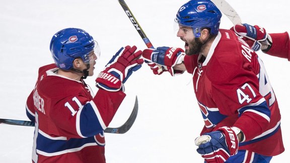 Montreal Canadiens Brendan Gallagher, Alexander Radulov 