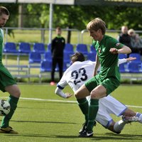 'Metta'/LU futbolisti spēlē pret 'Daugavpili' gūst savu otro uzvaru sezonā
