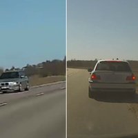Video: Policija aptur 'BMW 320d', kas traucās ar 178 km/h