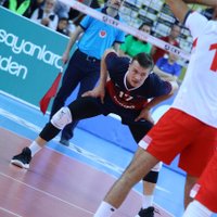 Latvijas volejbolists Ozoliņš vēlas mājās piedzīvot Turcijas līmeņa troksni