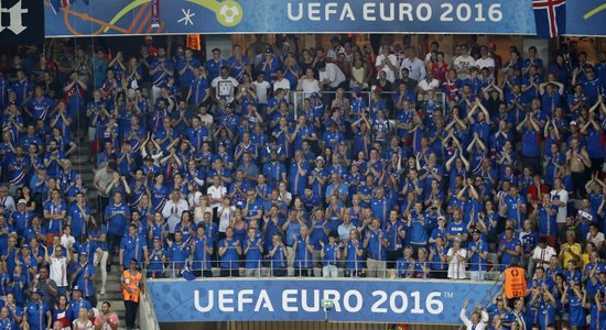 Islandieši arī Pasaules kausā sola tikpat iespaidīgu fanu armiju kā EURO 2016