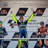 Pieredzējušais Rosi triumfē 'Moto GP' Spānijas posmā
