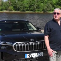 Video: Gundars Āboliņš izmēģina jauno "Škoda Kodiaq"
