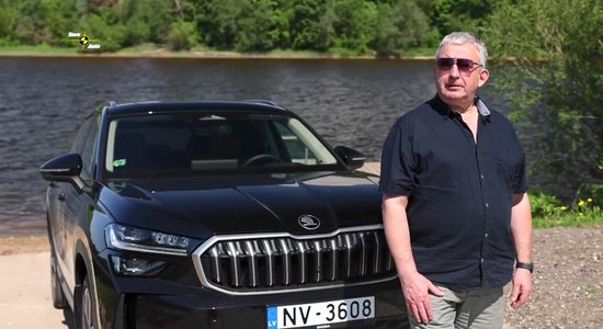 Video: Gundars Āboliņš izmēģina jauno "Škoda Kodiaq"