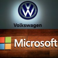 'Volkswagen' un 'Microsoft' sadarbosies autonomās vadības automobiļu izstrādē