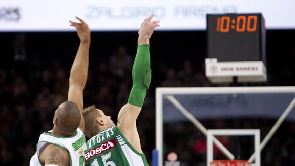 Eirolīga basketbolā: Žalgiris - Panathinaikos - 1