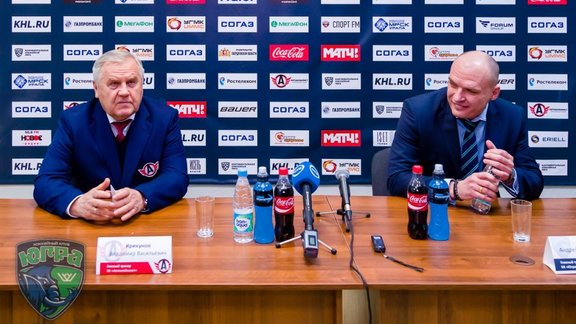 Krikunov, Razin, KHL coach