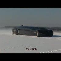 Video: 15 metrīgā superauto izmēģinājumi ziemā