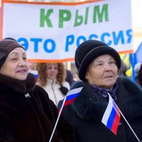 Krimas okupācijas vara tatāru deportāciju piemiņas dienā aicina svinēt 'prieka dienu'