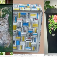 Foto: Krāsainās pastkastītes Latvijā un pasaulē – noslēgusies 'Bilžu' apgleznošanas akcija