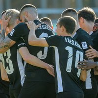 "Valmiera FC" aizsūta "Jelgavu" uz pirmo līgu; "Auda" pārspēj "Daugavpili"