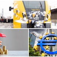 Nedēļa ekonomikā: jaunie vilcieni beidzot ar pasažieriem, Latvijas Bankas prognozes, ECB likmes