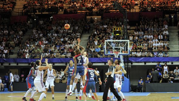 Sieviešu basketbols: Latvija - Francija - 3