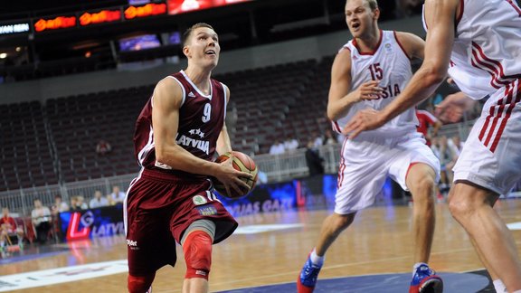 Pārbaudes spēle basketbolā: Latvija - Krievija - 34