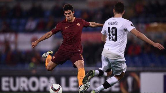 Roma s midfielder Diego Perotti of Argentina