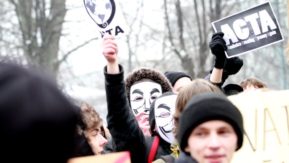 Pie MK protestē pret ACTA - 38