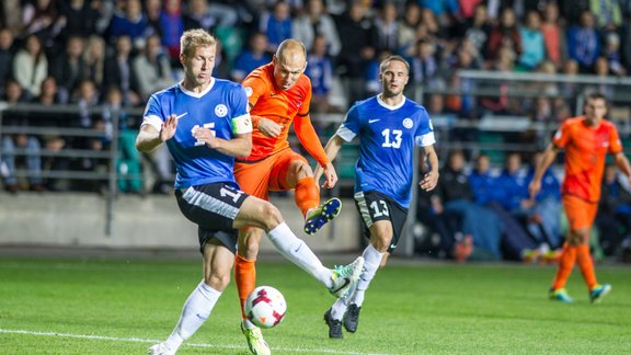 PK kvalifikācija futbolā: Igaunija - Nīderlande - 61