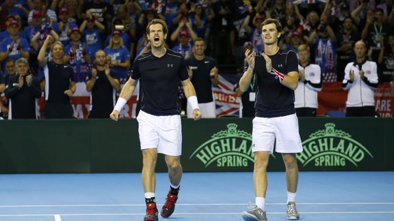 Andy and Jamie Murray