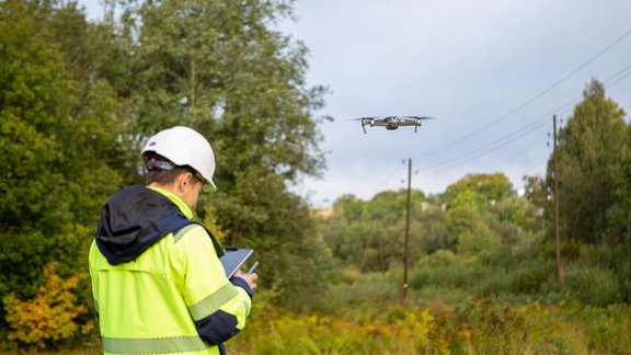 'Sadales tīkls' testē dronu - 9