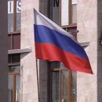 Bez komentāriem: Doņeckā joprojām plīvo Krievijas karogi