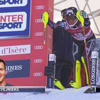 Латвийский горнолыжник показал второй лучший результат в карьере