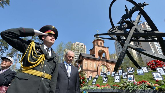 Ukraina piemin Černobiļas traģēdiju