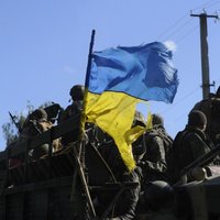 Над Славянском поднят флаг Украины