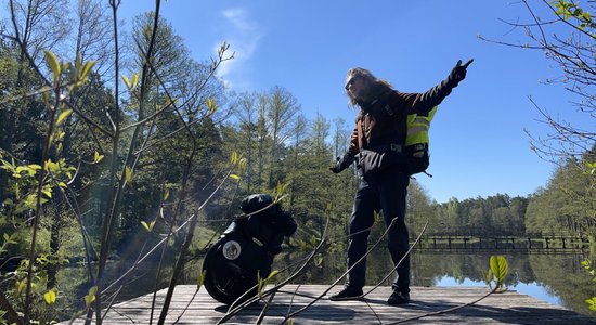 Ar elektrisko vienriteni apkārt Latvijai: kā Kristaps mēneša laikā noripoja vairāk nekā 1500 kilometrus