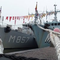ФОТО: в Вентспилс прибыли корабли НАТО