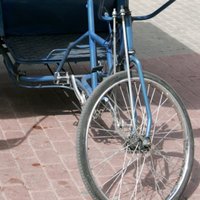 Līvu laukumā iereibis velorikšas vadītājs nešpetni lamājas un publiski urinē