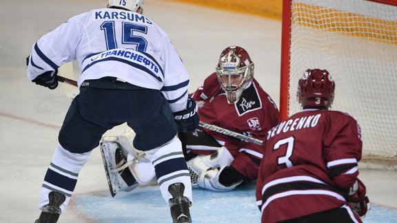 Hokejs, KHL spēle: Rīgas Dinamo - Maskavas Dinamo