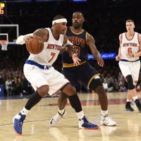 Porziņģa karjeras desmitajā spēlē 'Knicks' piekāpjas NBA finālistei 'Cavaliers'