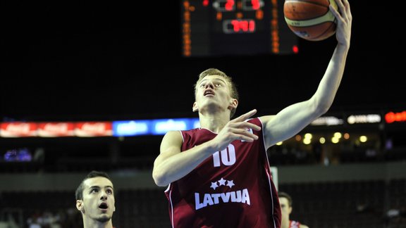 Latvijas - Horvātijas spēle basketbolā U-18 - 11