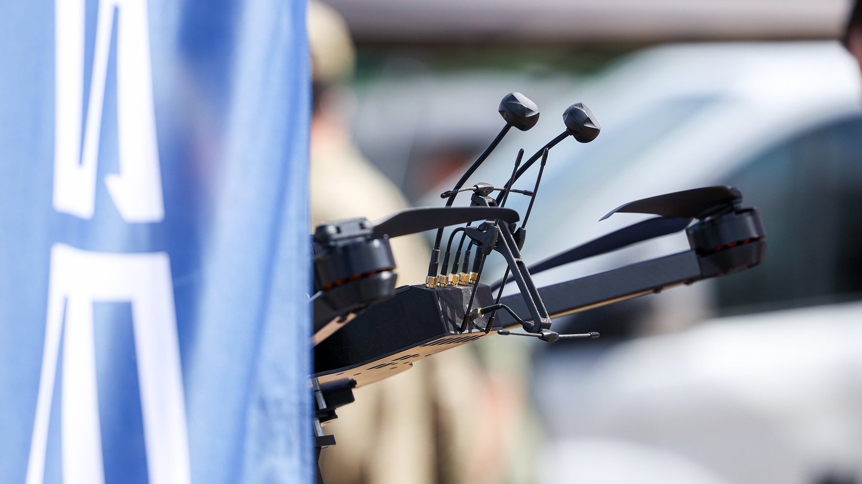 Drone neutralization demolition work continues in Rugāji parish, Latvia