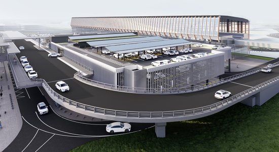 Sāk Rīgas lidostas jaunās daudzstāvu autostāvvietas projektēšanu