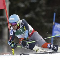 Zvejniekam 38.vieta PČ milzu slalomā; amerikānis Ligetijs aizstāv savu čempiontitulu