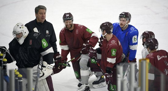 За день до старта чемпионата мира сборная Латвии собралась в полном составе