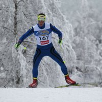 Latvijas slēpotājs Jānis Paipals pietuvojas ceļazīmei uz Sočiem