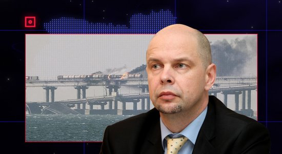 Eksperts: ticama ir versija, ka Krimas tilts spridzināts Krievijas grupējumu attiecību kārtošanai