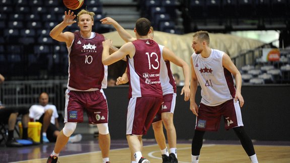 Basketbols, Latvijas basketbola izlases treniņš Belgradā 07.07.2016 - 1