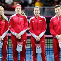 Latvijas tenisistes pret Vāciju tomēr varēs spēlēt 'Arēnā Rīga'