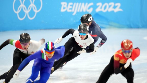 Pekinas olimpiskās spēles, šorttreks. Roberts Krūzbergs (500 m skrējiens) - 10