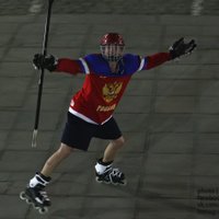 Foto: Krievijā līksmo par hokejistu uzvaru pasaules hokeja čempionātā