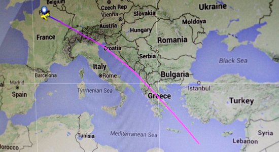 Последние минуты рейса EgyptAir MS804 перед его исчезновением с радаров